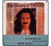 Zuhhgii Yanni - Devotion: The Best Of Yanni - Letrero de metal vintage con música rock, decoración de pared, cueva, para gimnasio, piscina, bar, baño, garaje, pub, póster artístico para pared, 12 x 12