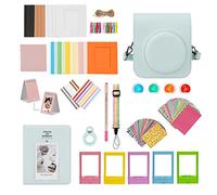 ZUIKAKU 15 en 1 Mini 12 accesorios compatibles con cámara instantánea Fujifilm Instax Mini 11. (verde menta)
