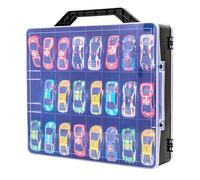 ZUIKAKU Organizador de coche de juguete compatible con Hotwheels Organizador, Hot Wheels, Coches Matchbox, adecuado para juguetes en miniatura, coches de juguete, coches Matchbox, muñecas pequeñas