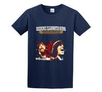 ZUINBU Creedence Clearwater Revival Featuring John Fogerty Chronicle The 20 Greatest Hits Mens 100% Cotton Camiseta, azul marino, L