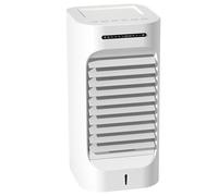 Zuiquity Aire Acondicionado Portátil, Enfriador Evaporativo con Tanque de 2.5L, Climatizador Evaporativo Doble Filtración, 3 Velocidades, para Hogar, Dormitorio y Oficina