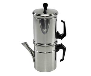 Zuiver Ilsa Napoletana Cafetera, Aluminio, Plata, para 6 Tazas