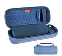 ZUJFPL Funda rígida de EVA para altavoz Bluetooth portátil impermeable JBL Flip7/6/5, apta para JBL Flip 4, bolsa de almacenamiento protectora de viaje premium. Se adapta a cable USB y carga (funda