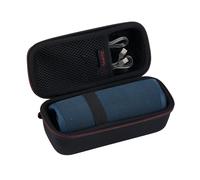 ZUJFPL Funda rígida de EVA para altavoz Bluetooth portátil impermeable JBLFlip7/6/5, apta para JBL Flip 4 Premium Travel Protecrive bolsa de almacenamiento (negro)