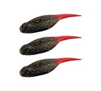 ZUJIABAO 3 señuelos de pesca de cola giratoria que se tambalea flotante, cebos suaves universales, aplicaciones de pesca para múltiples técnicas, señuelos de durabilidad