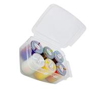 ZUJIABAO 6 carretes de alambre para atar moscas de varios colores, línea de oropel para hacer hilo de pesca de oropel
