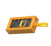 ZUJIABAO Adaptador de corriente móvil de 20000 mAh con capacidad de carga súper rápida de 120 W y pantalla LED, carga eficiente de la batería, paquete de baterías para exteriores