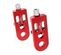 ZUJIABAO Ajustador de cadena de aluminio de fiabilidad, ajustador de cadenas de una sola velocidad, para bicicleta de carretera y reparaciones, tensor de cadena regulable