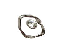 ZUJIABAO Anillos ajustables de apertura con línea exagerada para dedos, textura de aleación, adecuados para amantes de la moda, anillos ajustables, talla única, como se describe, como se describe