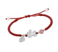 ZUJIABAO Cadena ajustable de cobre tradicional Pixius Designs para prosperidad protectora de cobre Pixius, talla única, como se describe