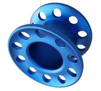 ZUJIABAO Carrete de buceo en miniatura multiusos compacto profesional con 10 agujeros, carrete de aleación de aluminio para operaciones submarinas avanzadas, carrete de gestión de línea de buceo