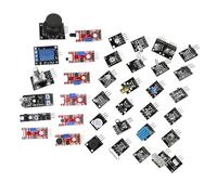 ZUJIABAO Juego de módulos de sensores 37 en 1 para entusiastas con sensores de temperatura con módulo de palanca de mando de alta precisión de presión