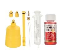 ZUJIABAO Juego de purga de frenos hidráulicos para bicicletas, frenos de disco, kit de purga de aceite mineral, para bicicletas de montaña, fácil de usar