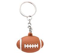 ZUJIABAO Llaveros de voleibol, decoraciones elegantes, llavero multiusos, colgante de moda, adecuado para llaves de coche y llaves de casa, colgante de bola pequeña, Fútbol, Talla única