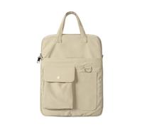 ZUJIABAO Maletín para portátil de 14 pulgadas con cremalleras antirrobo, correa de hombro ajustable para viajeros, negocios, profesionales, bolsa para laptop de gran capacidad, Khaki