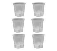 ZUJIABAO Paquete de 6 macetas de riego automático que permiten el progreso del desarrollo de las raíces para interiores