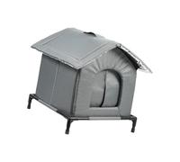 ZUJIABAO Refugio impermeable para gatos listo para el invierno, plan fuerte, aislamiento cálido, sociedad, seguridad animal, impermeable, refugio para gatos calentado