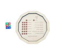 ZUJIABAO Tabla de puntuación de dados de madera para interacción entre padres e hijos con parte inferior segura para organización de almacenamiento, contenedor de dados de madera