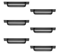 ZUJIABAO Upgrades - Tiradores de puerta de 147 mm, manijas de aluminio, fácil montaje para superficies lisas, armarios deslizantes, cajones, tiradores multiusos para armarios de cocina