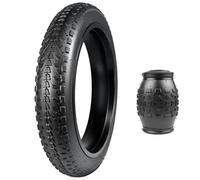 ZUKKA 1 paquete de 20 pulgadas plegable Fat Bike Tire Heavy Duty E-Bike Neumáticos 20 x 3.0 Cubierta 76-406 para bicicleta eléctrica plegable Bead Tire Neumáticos Compatible Wide Mountain Snow Bicycle