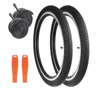 ZUKKA 2 neumáticos de Bicicleta Plegables de 16 Pulgadas y 16 x 1,75 cm, Abrigo 47-305 Plus, 2 Unidades de Manguera de 16 Pulgadas para MTB, Bicicleta