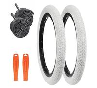 ZUKKA 2 neumáticos de Bicicleta Plegables de 16 Pulgadas y 16 x 1,75 cm, Abrigo 47-305 Plus, 2 Unidades de Manguera de 16 Pulgadas para MTB,Bicicleta