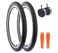 ZUKKA 2 neumáticos de bicicleta + tubos de bicicleta de 27,5 x 2,125 pulgadas, plegables, 30 TPI 54-584, repuesto de neumáticos plegables para Cruiser, bicicleta de montaña, bicicleta plegable, BMX