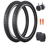 ZUKKA 2 neumáticos plegables de 27,5 pulgadas, 27,5 x 2,40, cubierta 60 - 584 y 2 piezas de tubo de 27,5 pulgadas AV35 mm válvula para bicicleta infantil, bicicleta de montaña, bicicleta de montaña MX