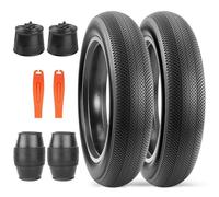 ZUKKA 60TPI Plegable Paquete de 2 E-Bike 26x4.0 Rueda ancha Con tubos internos para bicicleta de 26" 26x4.0 AV Rueda para E-Bike de montaña, nieve, alta resistencia, de alto rendimiento, resistente