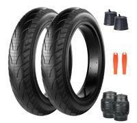 ZUKKA ETRTO 76-406 Plus - Paquete de 2 neumáticos de bicicleta de 50,8 x 10,2 cm, 2 tubos de 50,8 cm de 20 x 4,0 AV32 mm, para bicicleta de montaña eléctrica, de alto rendimiento, resistentes al