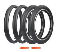 ZUKKA Juego de 2 neumáticos BMX plegables de 20" - 20 x 2,40 - Neumático exterior y 2 tubos interiores de 20" - Compatible con bicicletas para niños, bicicletas de montaña, MX Freestyle 20 x 2,40 y