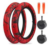 ZUKKA Juego de 2 neumáticos de Bicicleta 30TPI de 16 Pulgadas, 16 x 2,10 Pulgadas, Abrigo 56-305 Plus, Paquete de 2 Unidades, Tubo de 16 Pulgadas, 16 x 1,75/2,125 AV35 mm,MTB