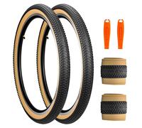 ZUKKA Juego de neumáticos plegables de bicicleta de montaña, 26 x 2.125, 57-559, 2 neumáticos, Caucho, Nudoso, Bicicleta de montaña