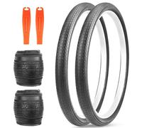 ZUKKA Pack de 2 neumáticos plegables de 24 pulgadas 24x1.75 para bicicleta, MTB, bicicleta de montaña, bicicleta para niños, bicicleta de crucero, bicicleta de conmutación