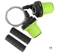ZUKKA Palanca de cambios de bicicleta con 21 velocidades, cambio de mango giratorio, 3 x 7 velocidades, palanca de cambios izquierda y derecha, bicicleta de montaña, bicicleta de ciudad, bicicleta