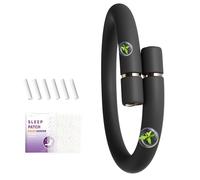 Zukqvrivelig Muñequera Repelente, Pulsera Antimosquitos con 6 palitos de aceite esencial de repuesto (2 por paquete + parche de sueño) para niños y adultos (Negro)