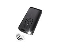 ZukQvrivelig Repelente Ultrasonico LED para Perros, Dispositivo Entrenador Recargable, Freno a Ladridos, Portátil, Dispositivo de Entrenamiento Canino, Alcance 50 Pies, Uso Indoor/Outdoor (Negro)