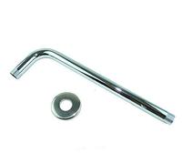 Zulaufarm Wandarm metal cromados para Duschkopf Duschbrause (Wandarm), 30 cm