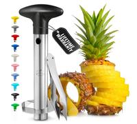 Zulay Kitchen cocina corer piña y la herramienta de máquina de cortar - acero inoxidable piña cortador para easy core remoción y rebanar - super fast piña slicer corer y la herramienta le ahorra un t