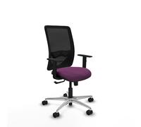Zulema sincro malla negra similpiel morado brazos 1d base aluminio ru