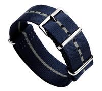 ZULUDIVER Apex Correa Militar Para Reloj: Poliéster De Alta Resistencia, Impermeable Y Duradera, Tejido Suave Y Cómodo, Herrajes De Acero Inoxidable, Azul Tore, 22mm