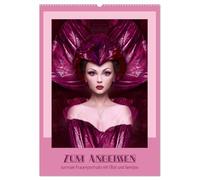 Zum Anbeissen - surreale Frauenportraits mit Obst und Gemüse (Wandkalender 2026 DIN A2 hoch), CALVENDO Monatskalender: Brustbilder von Frauen, deren Kleidung aus Obst und Gemüse besteht.