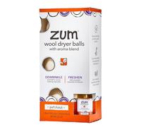 Zum Clean Patchouli - Juego de bolas para secador de lana con mezcla de aroma (3 unidades)