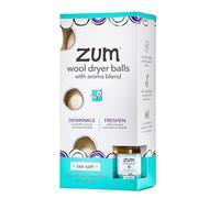 Zum Clean Sea Salt Wool - Kit de bolas secadoras de lana con mezcla de aromas (paquete de 3)