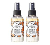 Zum Indigo Wild Mist - Spray para habitación y cuerpo, aceite esencial de aromaterapia, niebla corporal natural y spray para habitación, aroma ámbar, 4 onzas líquidas (paquete de 2)