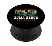 Zuma Beach Isla de California San Diego PopSockets PopGrip Adhesivo