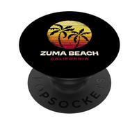 Zuma Beach Puesta de Sol California Pacific West Coast Vacaciones PopSockets PopGrip Adhesivo