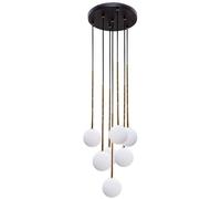 Zuma Line Ali lámpara colgante x40 W blanco-negro-oro 5642