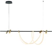 Zuma Line Balbo lámpara colgante 4x W negro 2200277L