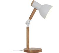 Zuma Line Balbo lámpara de sobremesa 1x40 W blanco-madera T22004B-WH